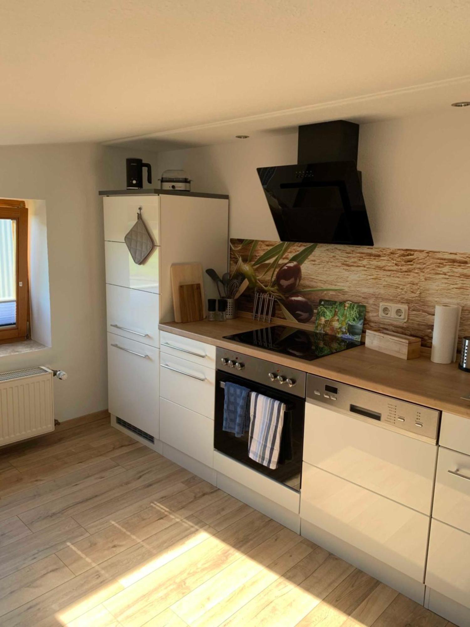 Ferienwohnung In Den Wiesen Albertshausen Bagian luar foto