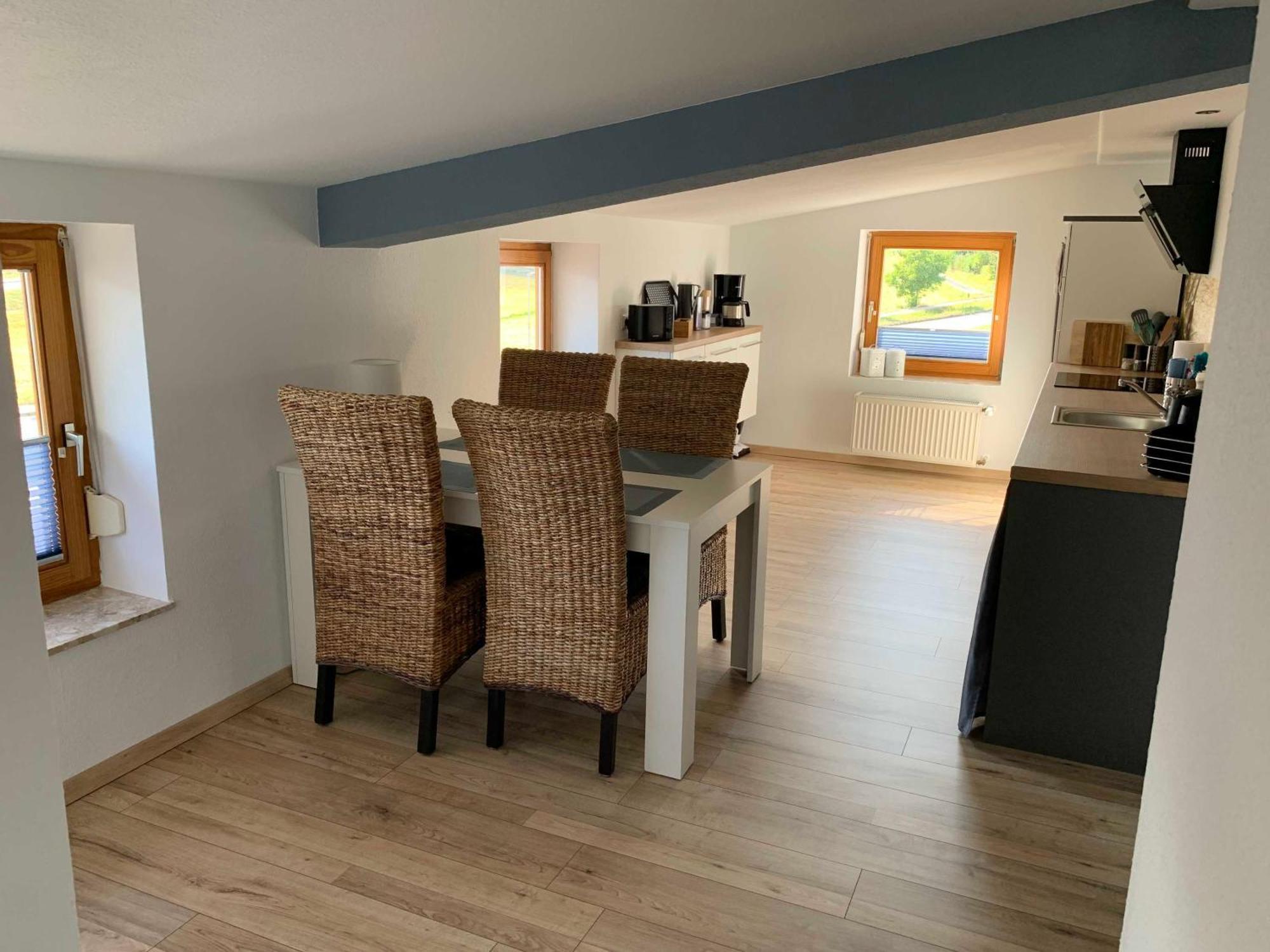Ferienwohnung In Den Wiesen Albertshausen Bagian luar foto