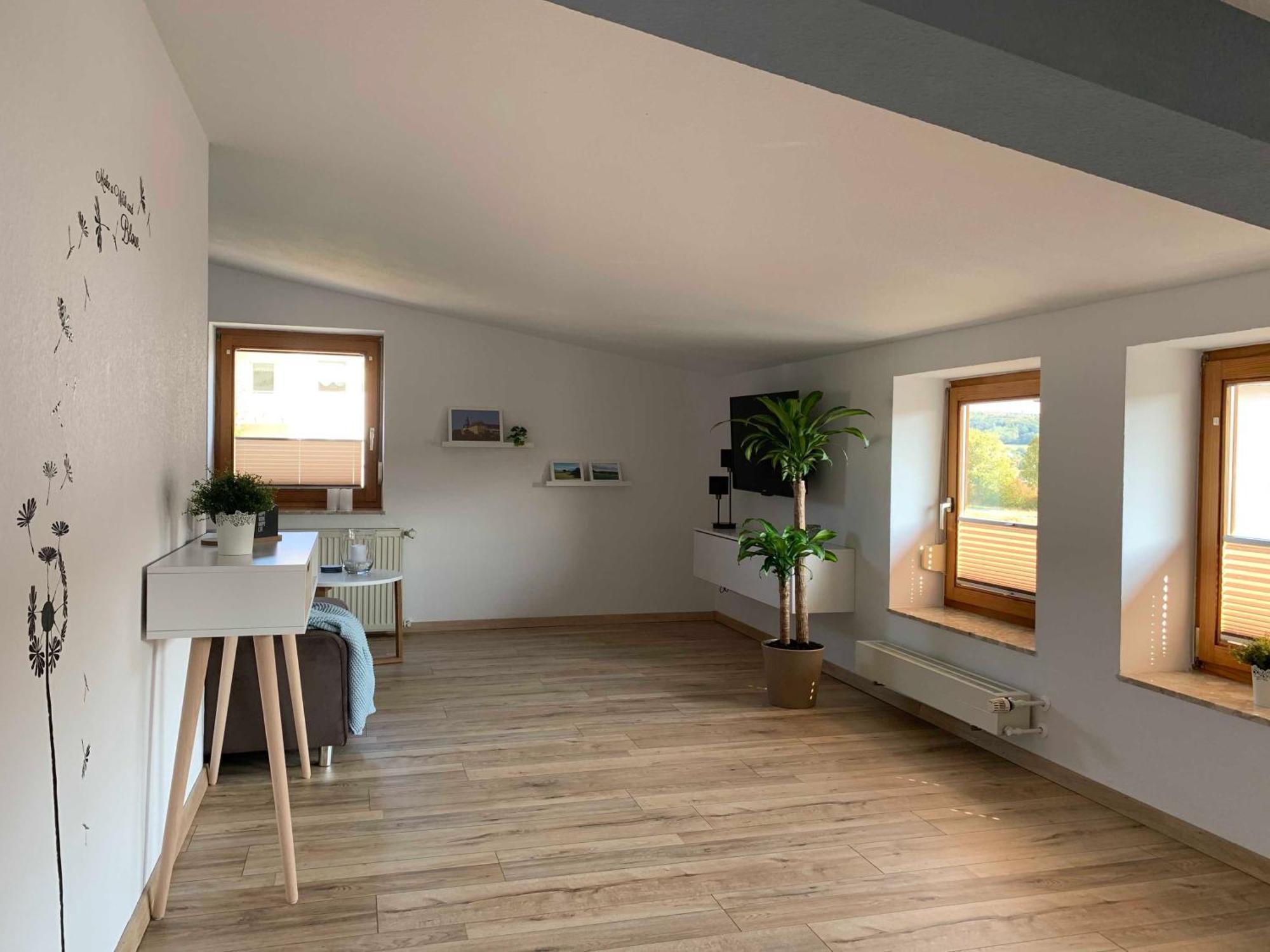 Ferienwohnung In Den Wiesen Albertshausen Bagian luar foto