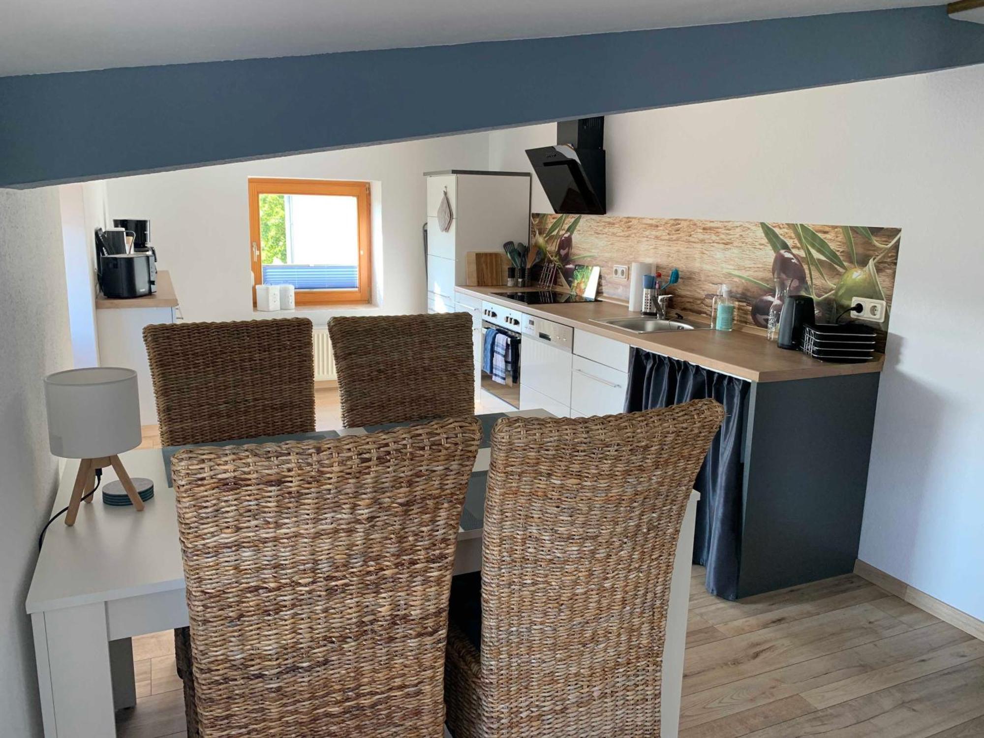 Ferienwohnung In Den Wiesen Albertshausen Bagian luar foto